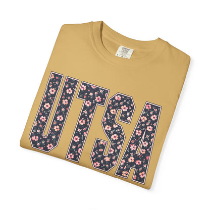 UTSA Floral Logo T‑Shirt — UT San Antonio Collegiate Tee