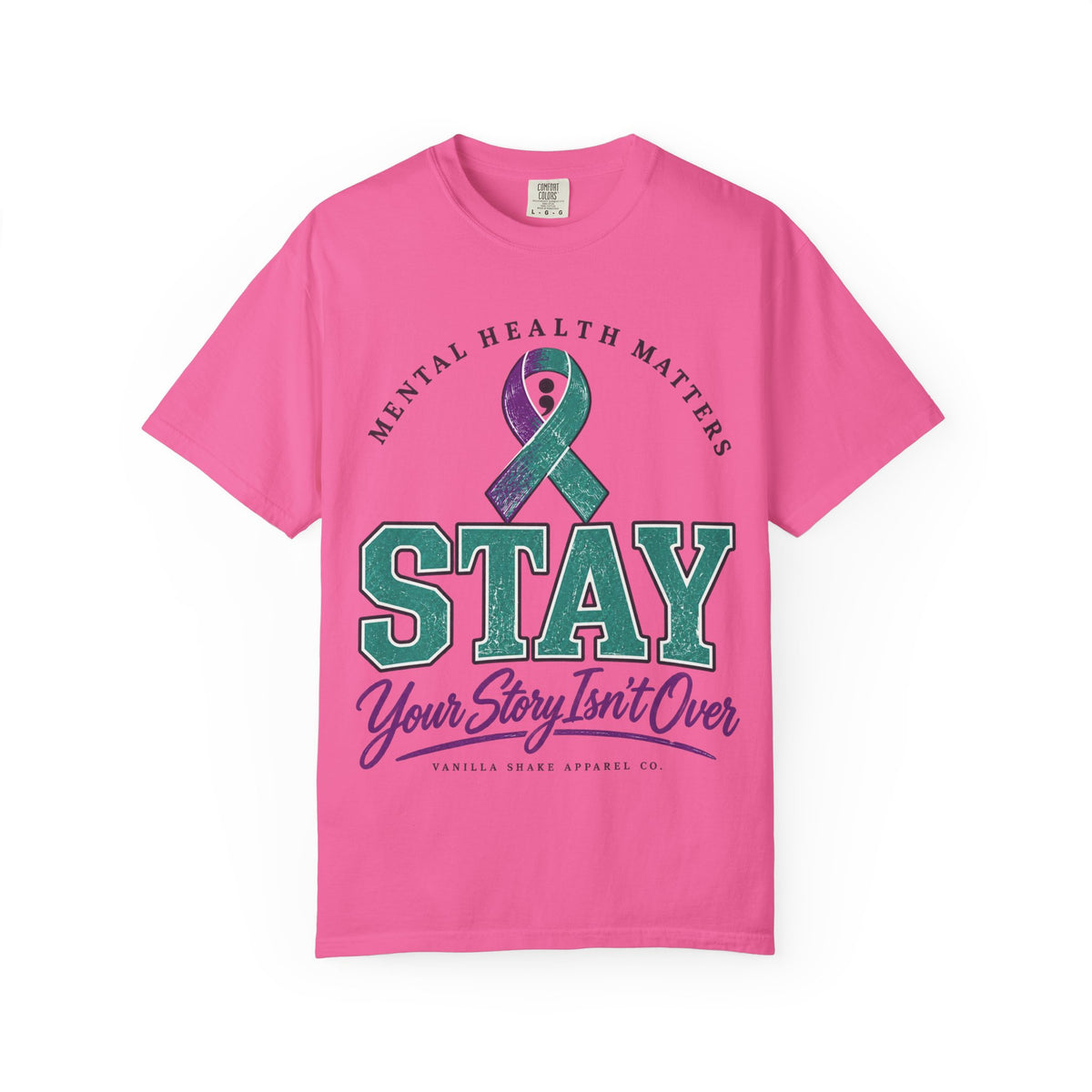 Mental Health Awareness 'Stay — Your Story Isn't Over' T-Shirt