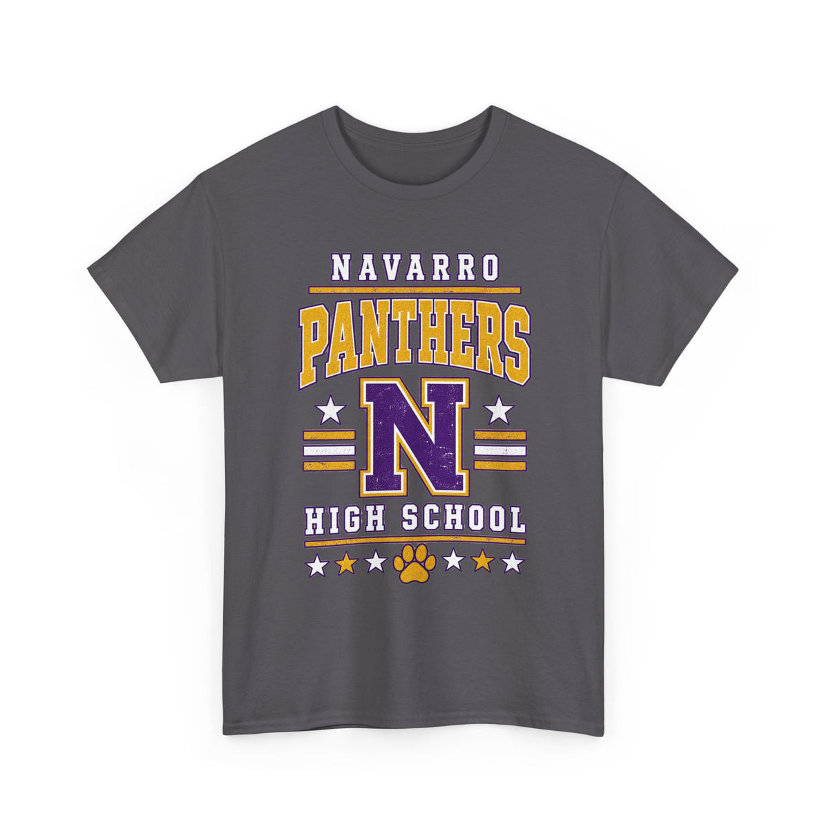 Navarro Panthers High School Tee — Retro Letterman N Design
