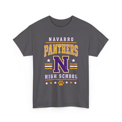 Navarro Panthers High School Tee — Retro Letterman N Design