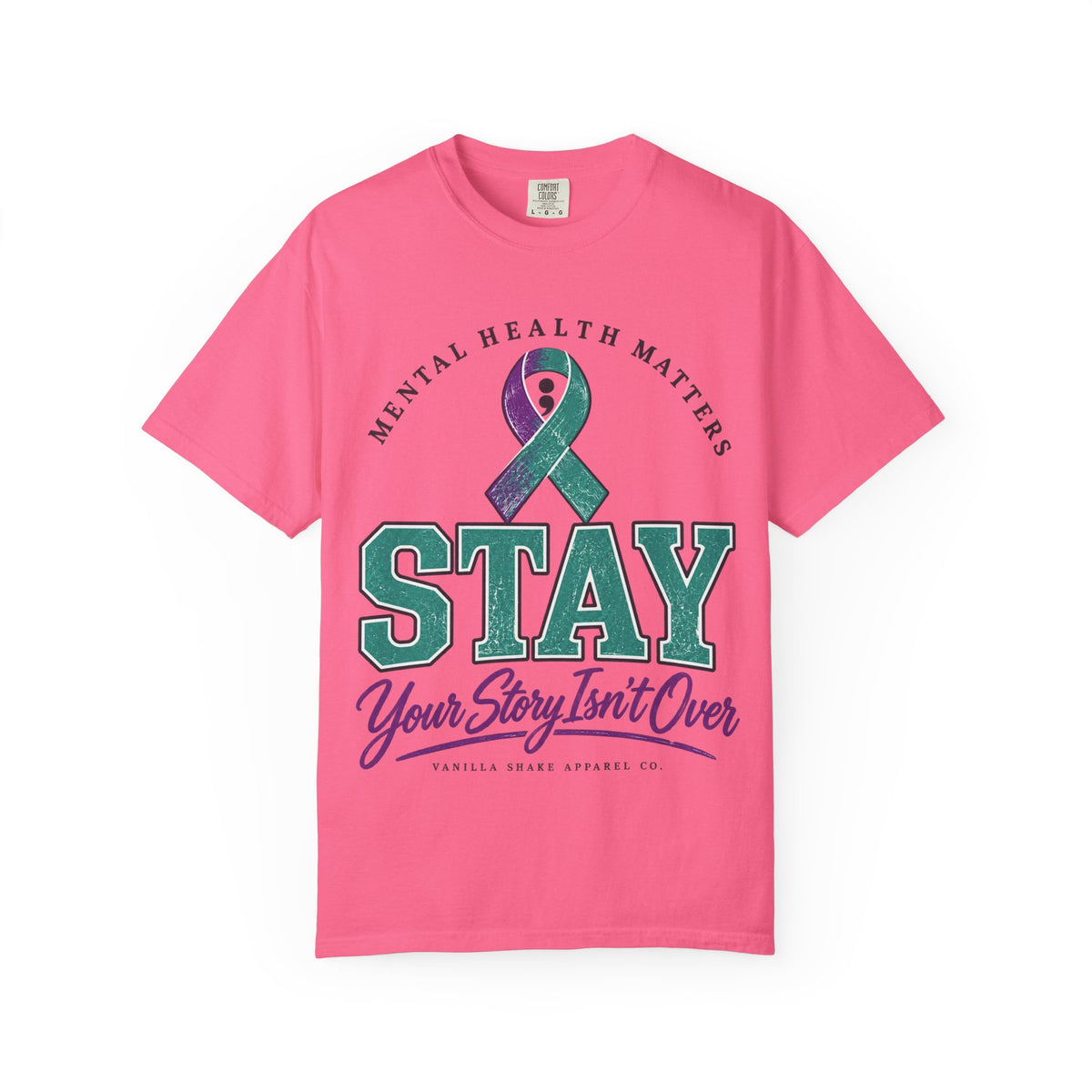 Mental Health Awareness 'Stay — Your Story Isn't Over' T-Shirt