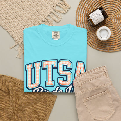 UTSA Birds Up T-Shirt — San Antonio Orange Garment-Dyed Tee