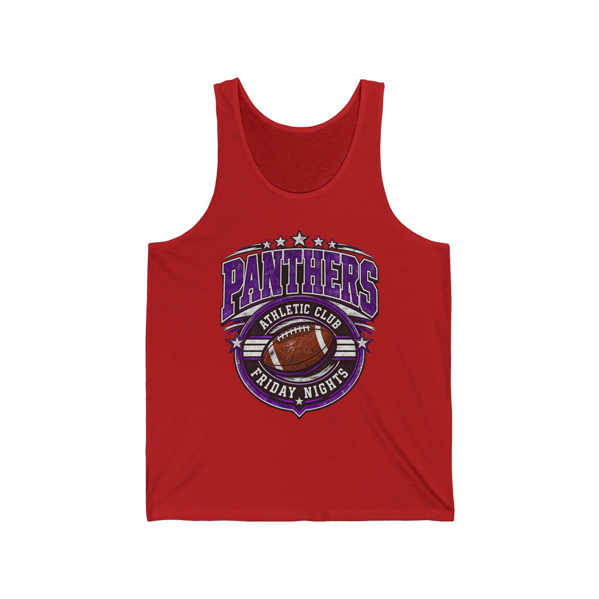 Panthers Friday Nights Football Tank — Personalized 'Wright 26' Athletic Club Jersey