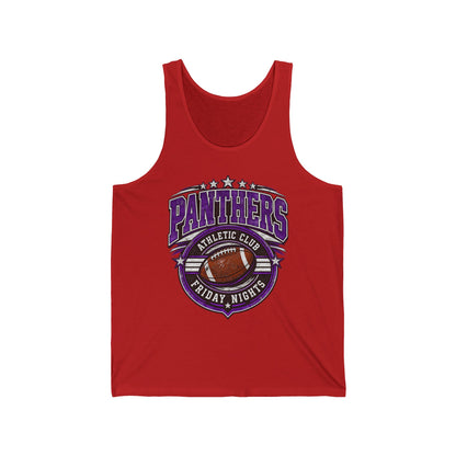 Panthers Friday Nights Football Tank — Personalized 'Wright 26' Athletic Club Jersey