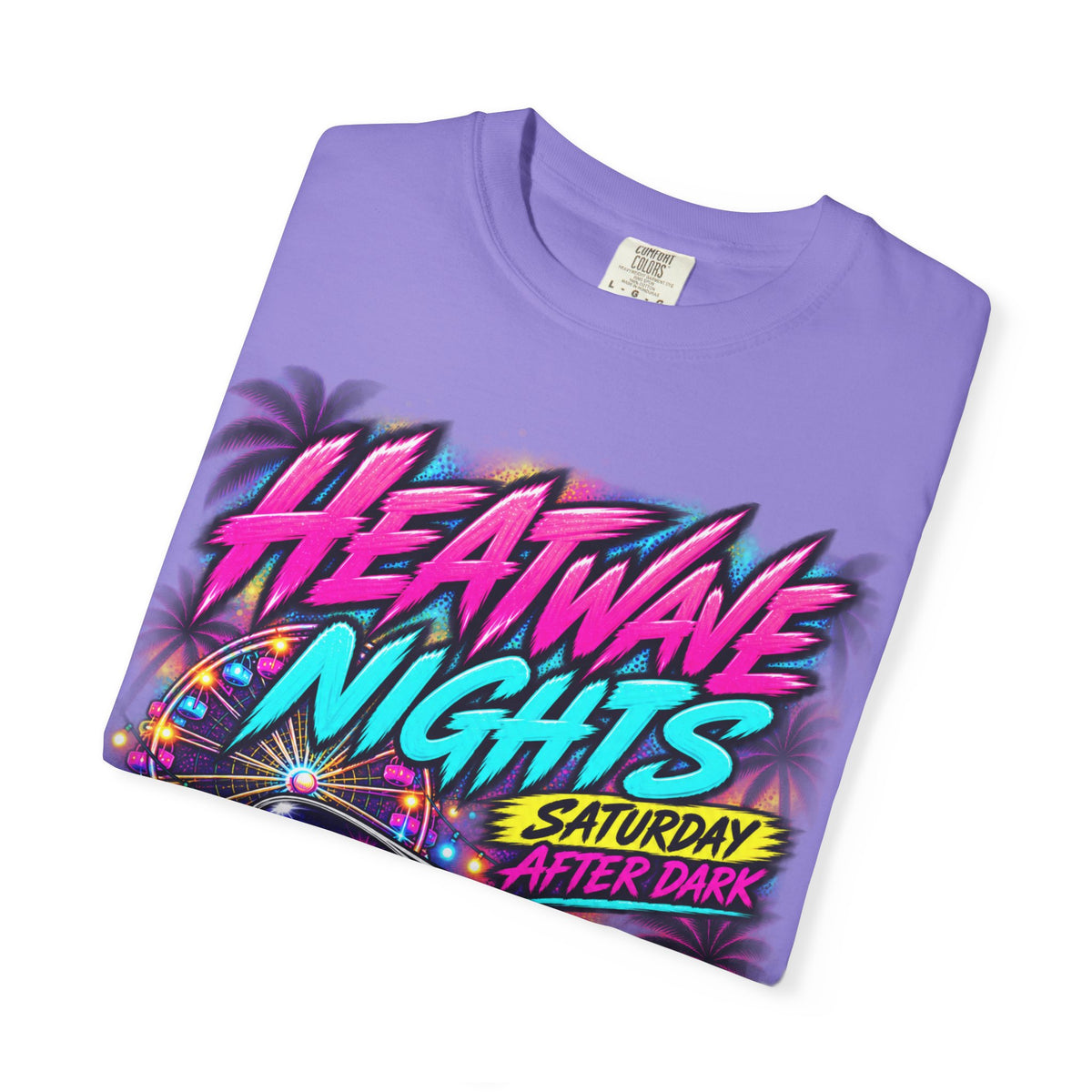 Heatwave Nights T-Shirt — Gonzales, Texas Retro Neon Party Tee