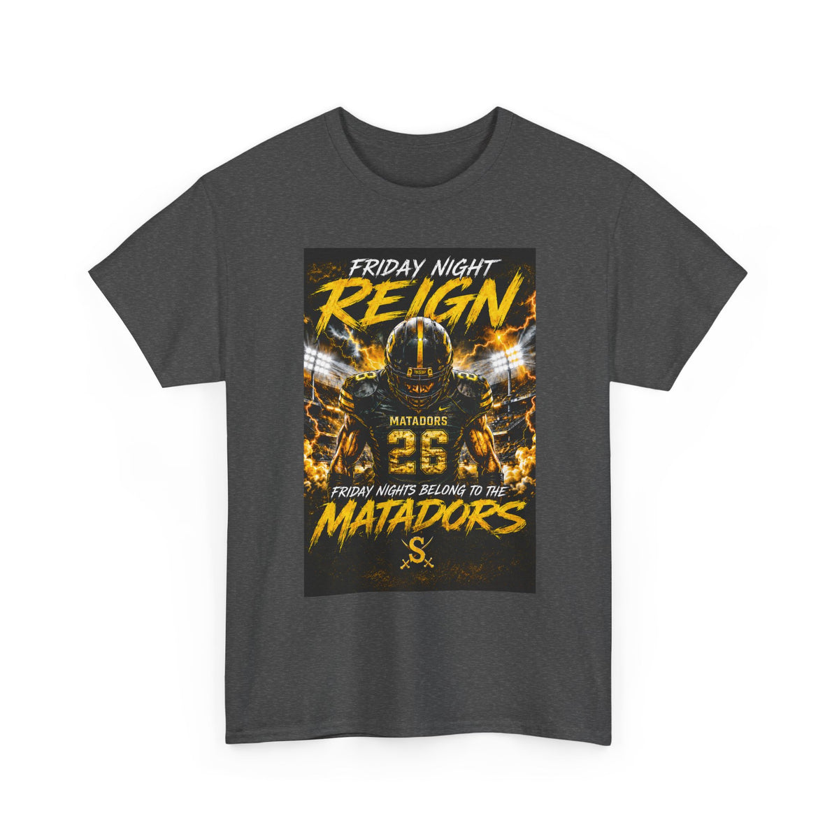 Friday Night Reign Matadors Football T‑Shirt — Team Spirit Game Day Tee