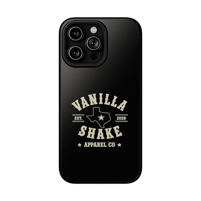 Black w/Ivory Logo lmpact-Resistant Phone Cases