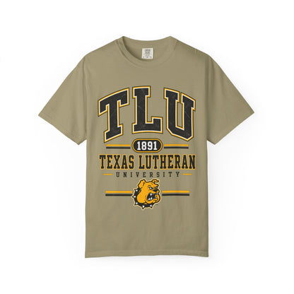 TLU Texas Lutheran University Bulldogs 1891 College T-Shirt