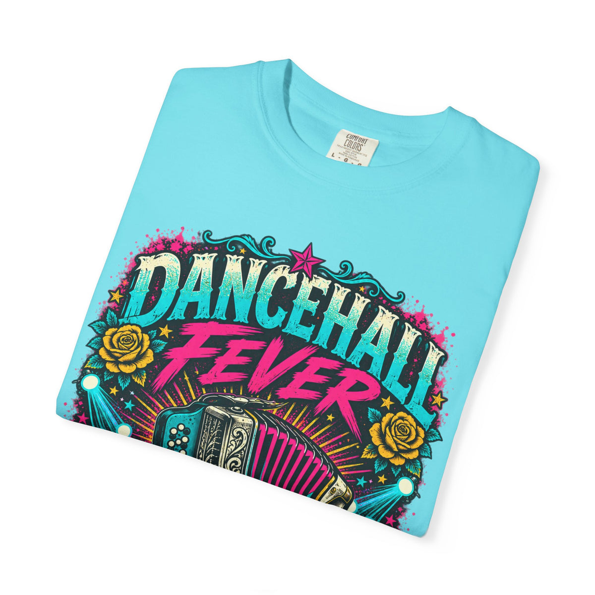 Dancehall Fever Accordion T-Shirt — Gonzales, Texas Friday Night Two-Step