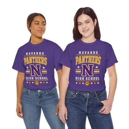 Navarro Panthers High School Tee — Retro Letterman N Design