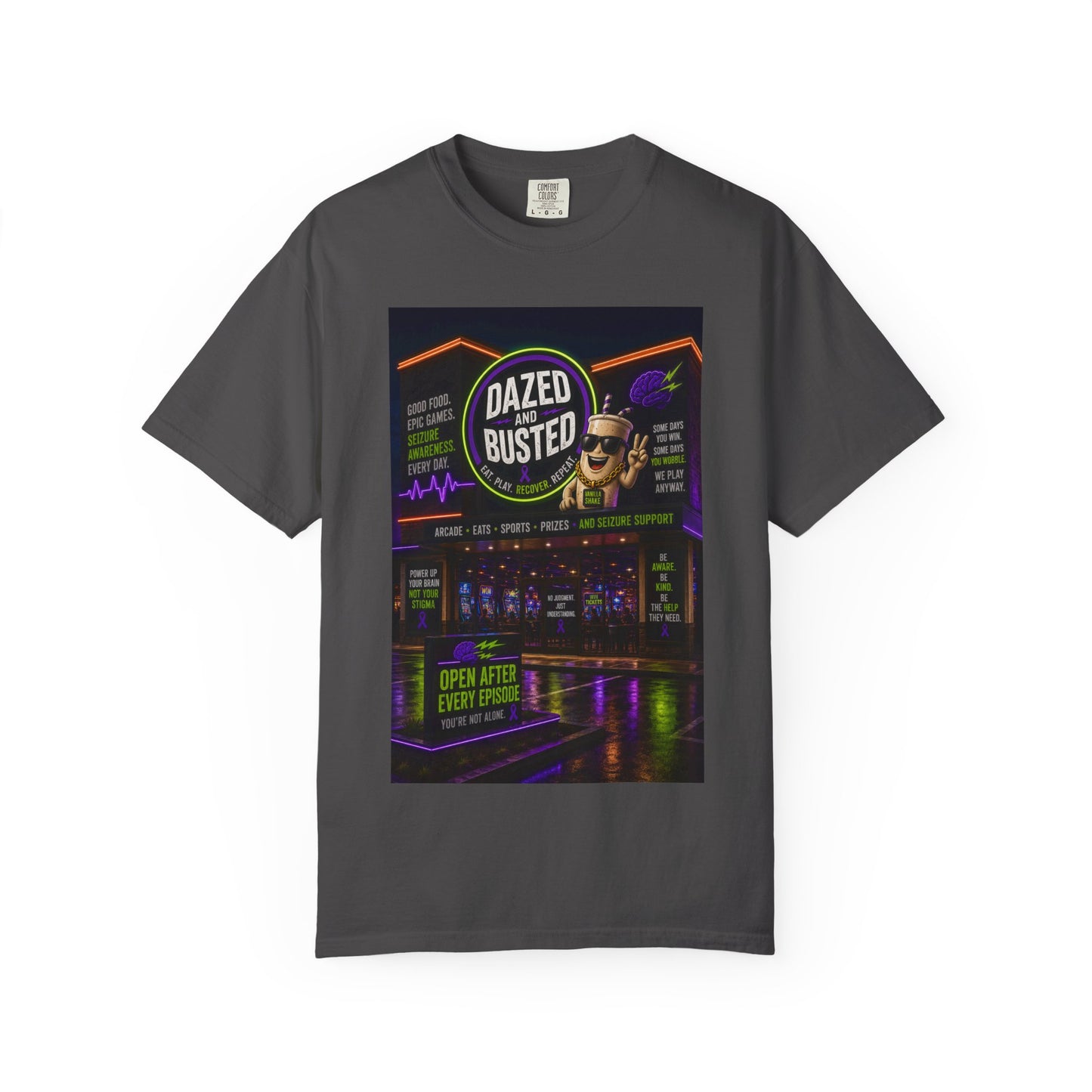 Dazed & Busted Neon Arcade T-Shirt