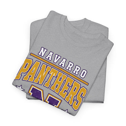 Navarro Panthers High School Tee — Retro Letterman N Design