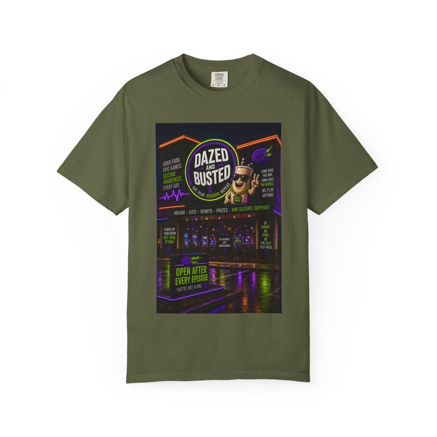Dazed & Busted Neon Arcade T-Shirt