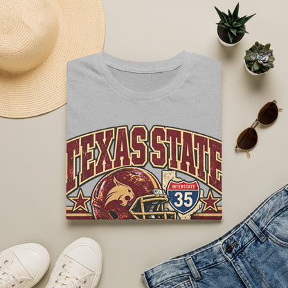 Texas State Bobcats Football T‑Shirt – I‑35 Showdown Game Day Tee
