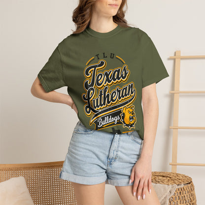 Texas Lutheran Bulldogs Vintage Script T-Shirt