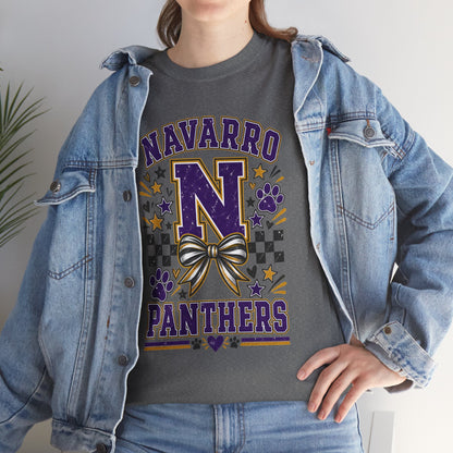 Navarro Panthers N Cheer T-Shirt — School Spirit Cheerleader Tee