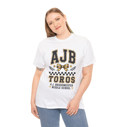 AJB Toros Middle School T-Shirt — AJ Bresemeister School Spirit Tee