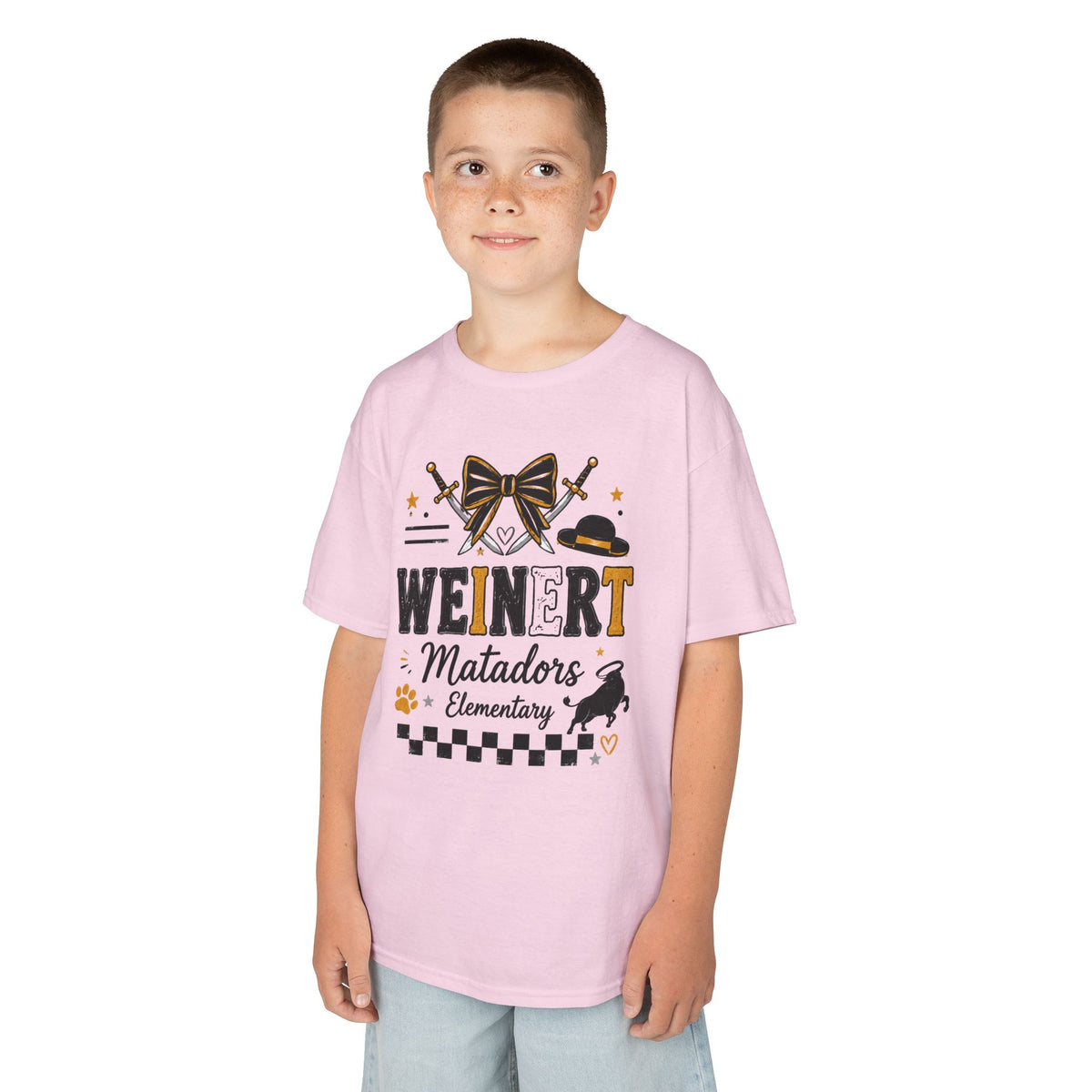 Matadors Elementary Kids T‑Shirt – 'Weinert' School Spirit Tee
