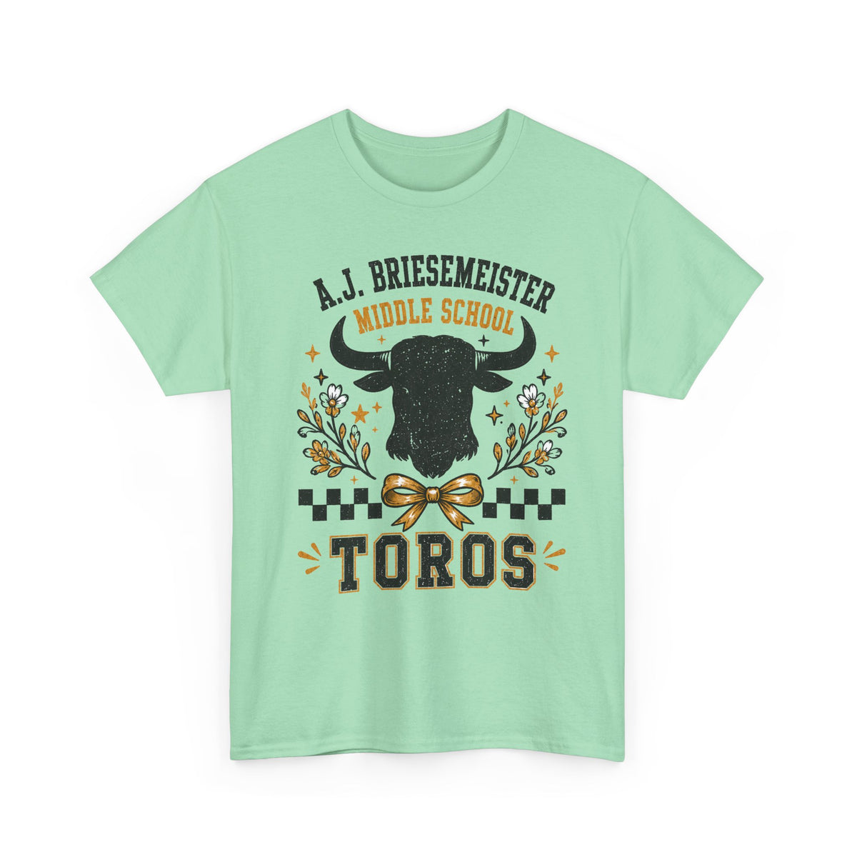 Toros Middle School Tee — A.J. Briesemeister School Spirit T-Shirt