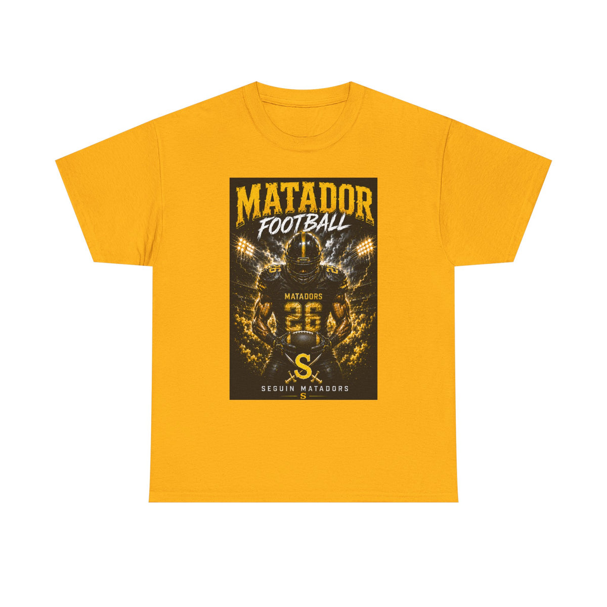 Matador Football Team Tee — Vintage Helmet Graphic Jersey Shirt