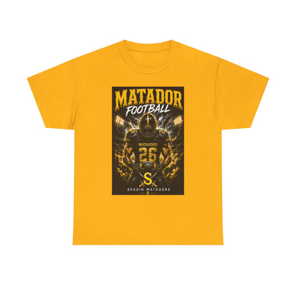 Matador Football Team Tee — Vintage Helmet Graphic Jersey Shirt