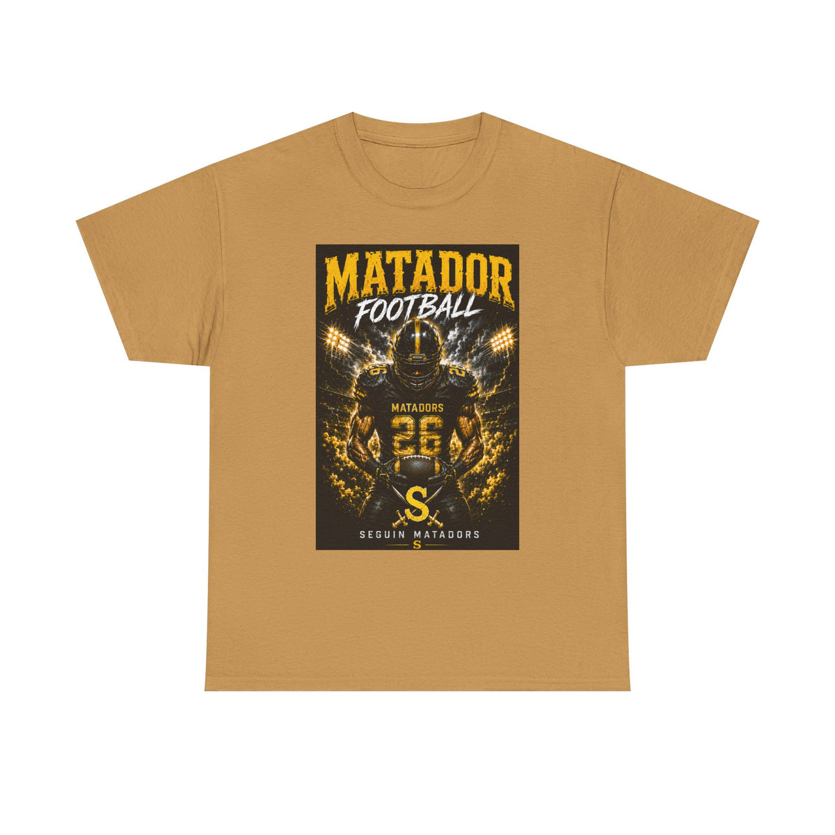 Matador Football Team Tee — Vintage Helmet Graphic Jersey Shirt