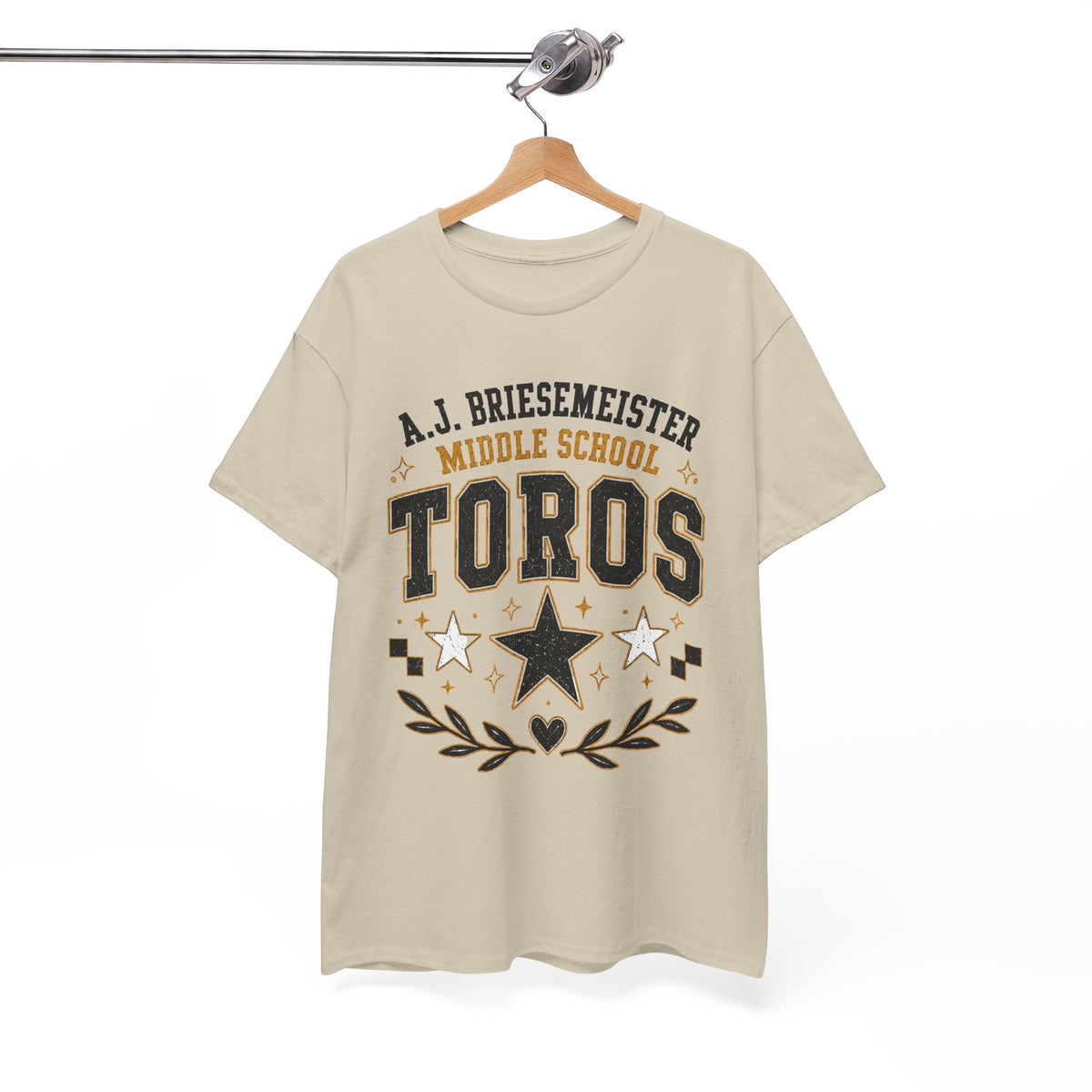 Toros Middle School Tee – A.J. Briesmeister School Spirit Shirt