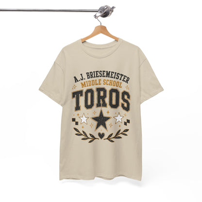 Toros Middle School Tee – A.J. Briesmeister School Spirit Shirt