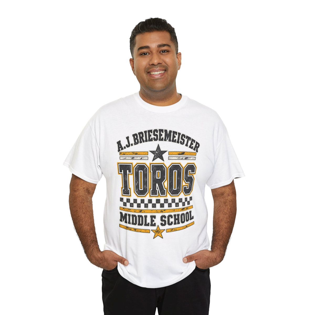 Toros Middle School Tee — A.J. Briesemeister School Spirit T-Shirt