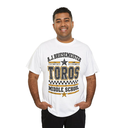 Toros Middle School Tee — A.J. Briesemeister School Spirit T-Shirt