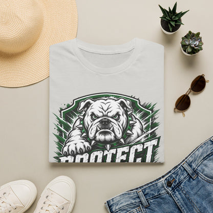 Protect the Pound Bulldog T-Shirt — Fierce Mascot Tee for Fans & Players