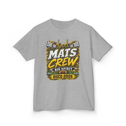 Kids Tee — "Mats Crew Big Spirit Hoco 2026" Football Crewneck