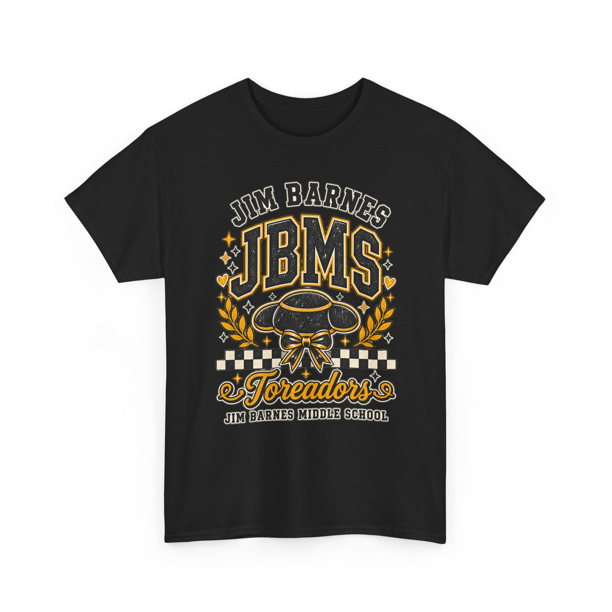 Jim Barnes JBMS Toreadors Middle School T-Shirt