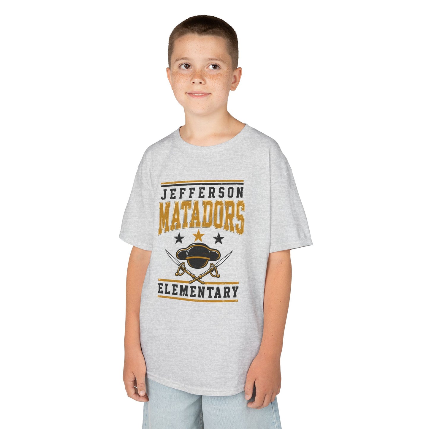 Jefferson Matadors Elementary Kids T-Shirt — School Spirit Tee