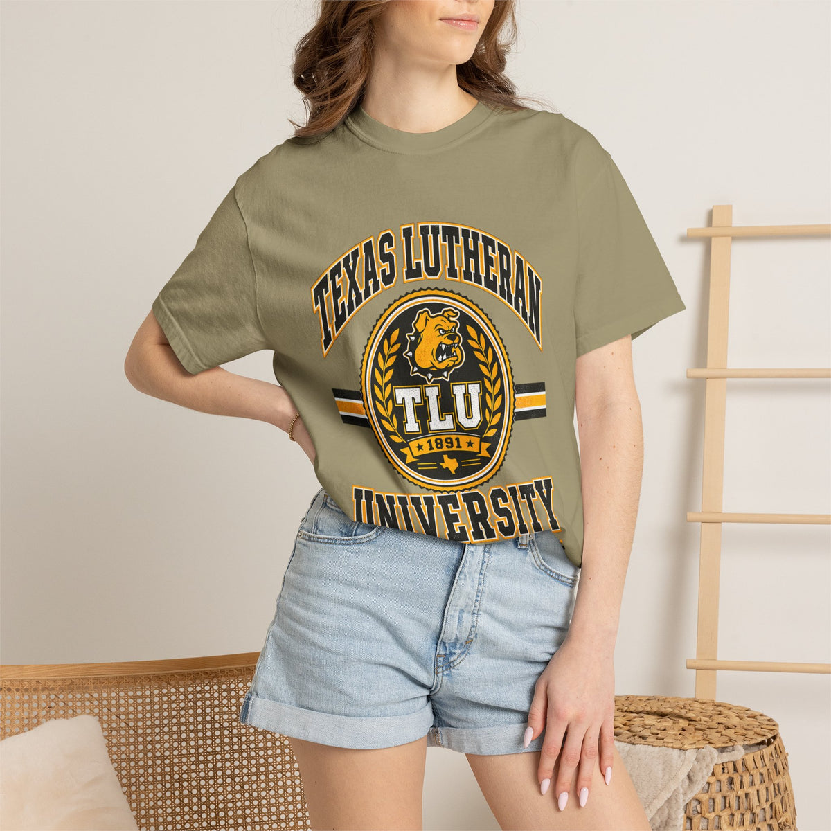Texas Lutheran University TLU Crest T-Shirt
