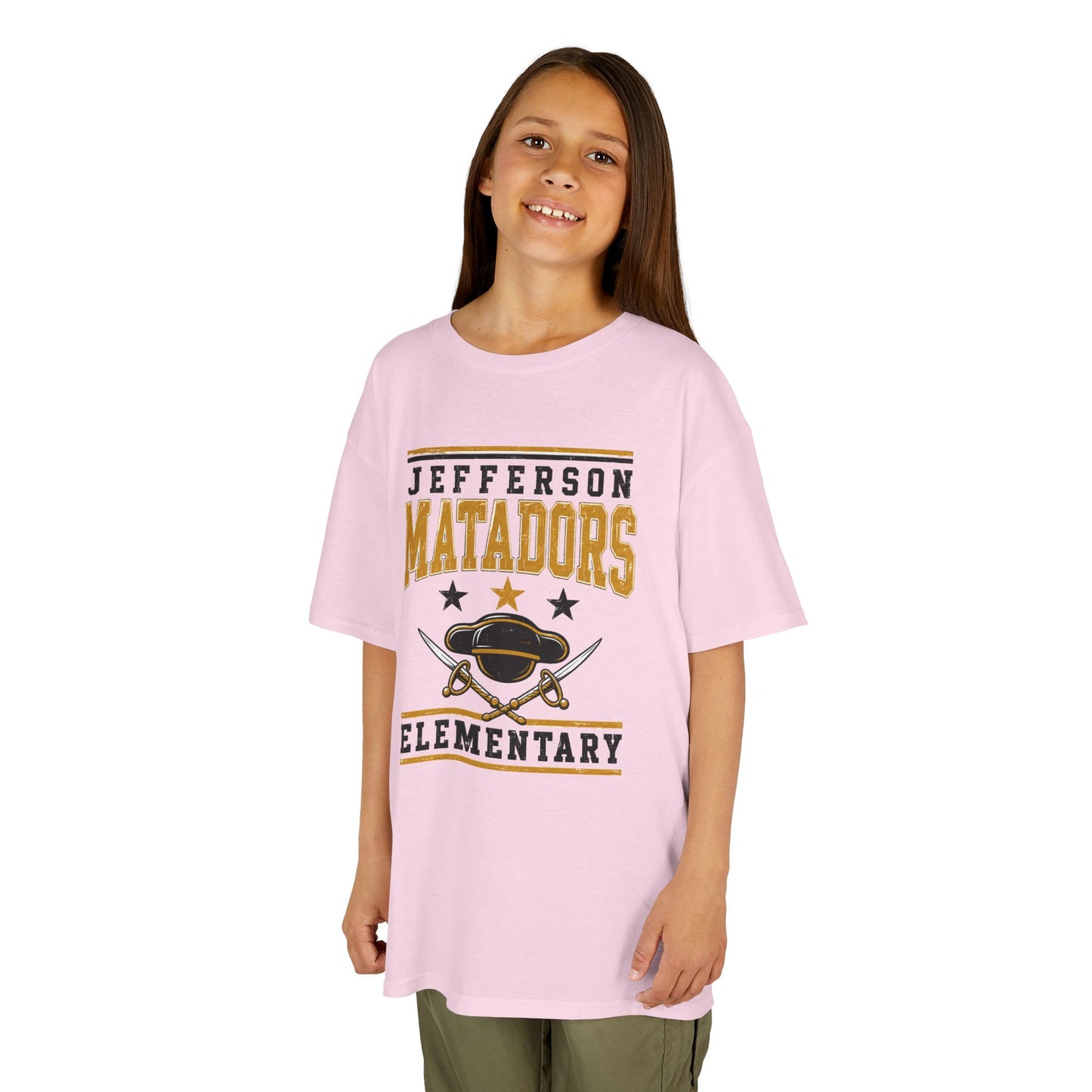 Jefferson Matadors Elementary Kids T-Shirt — School Spirit Tee