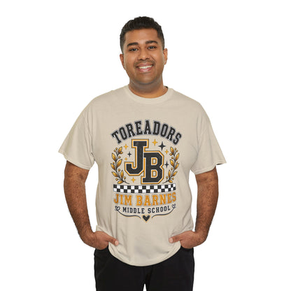 Toreadors JB Jim Barnes Middle School Tee — School Spirit Graphic T-Shirt