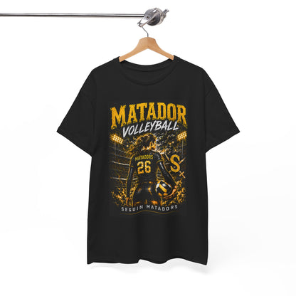 Matador Volleyball Team Tee — Sequoia Matadors Jersey Design