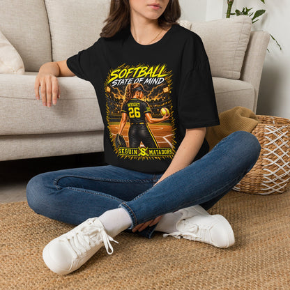 Custom Seguin Matador Softball Player Tee | Personalized Name & Jersey Number