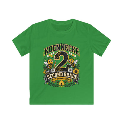 Personalized '2 Second Grade' Kids Tee — Custom Name Back-to-School Shirt