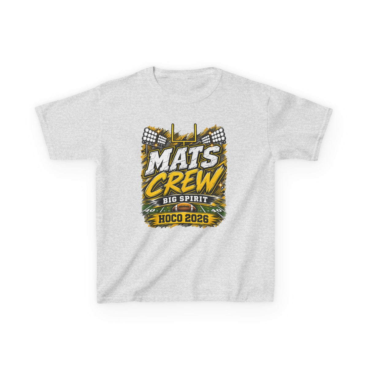 Kids Tee — "Mats Crew Big Spirit Hoco 2026" Football Crewneck