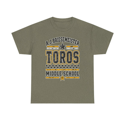 Toros Middle School Tee — A.J. Briesemeister School Spirit T-Shirt