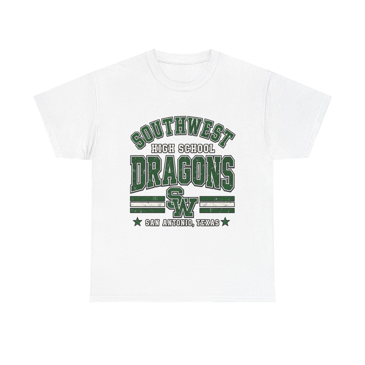 Southwest High School Dragons Tee — San Antonio, TX School Spirit Shirt