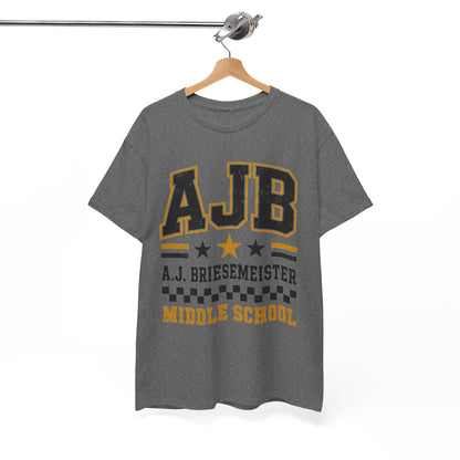 Middle School Custom Name Tee — AJB Briesemeister School Spirit Shirt