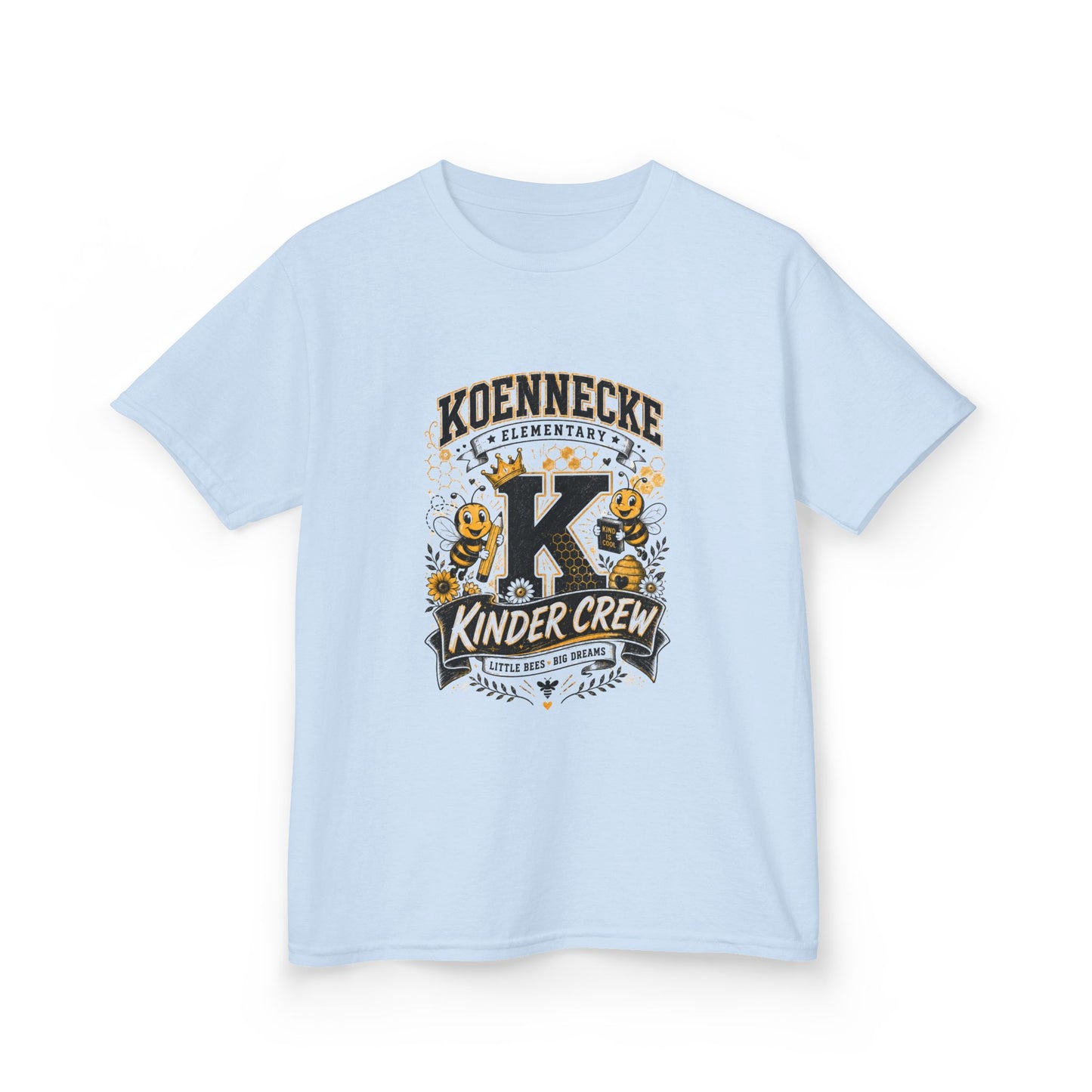 Kinder Crew Kids T-Shirt — 'Koennecke Kinder Crew' School Spirit Tee