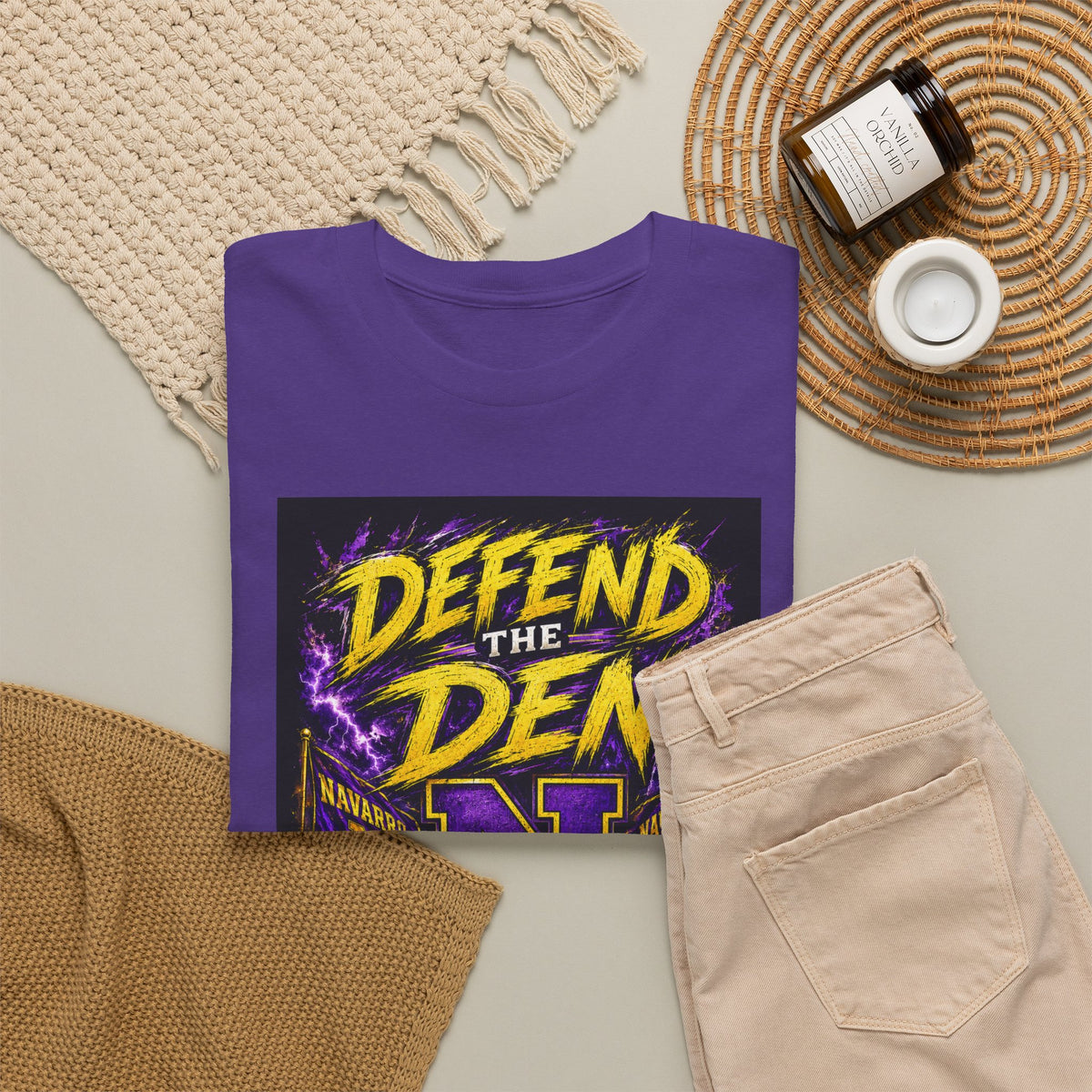 Defend the Den Navarro High School Panther T‑Shirt