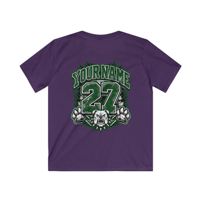 Marion Bulldogs Kids T‑Shirt — Custom Name & Number Youth Football Tee