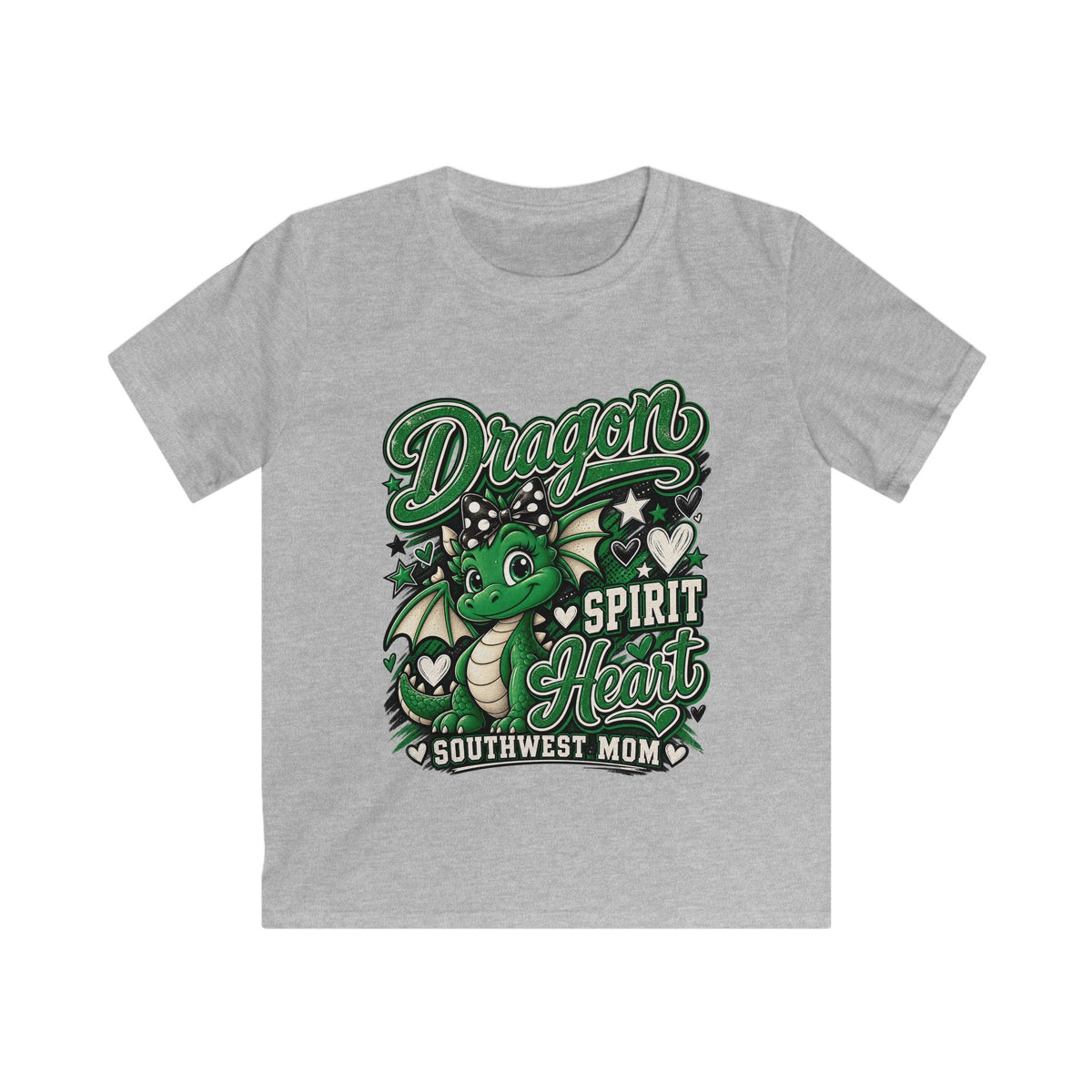 Kids Dragon Spirit Tee — "Dragon Spirit Heart" Southwest Mom Youth T-Shirt