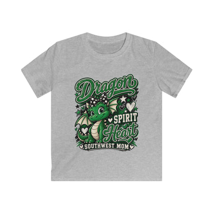 Kids Dragon Spirit Tee — "Dragon Spirit Heart" Southwest Mom Youth T-Shirt