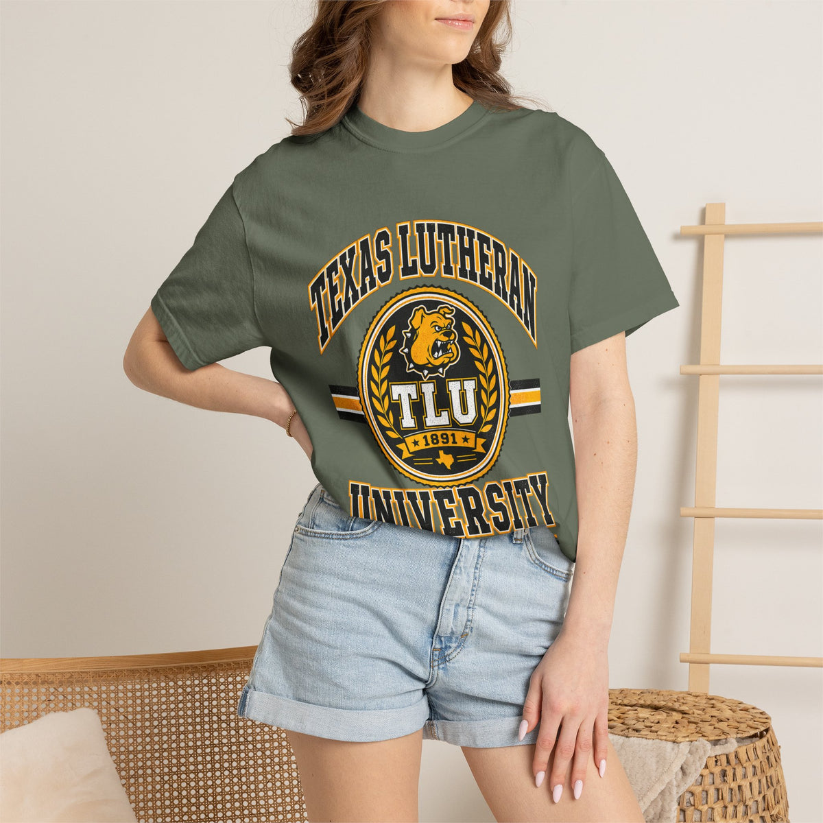 Texas Lutheran University TLU Crest T-Shirt